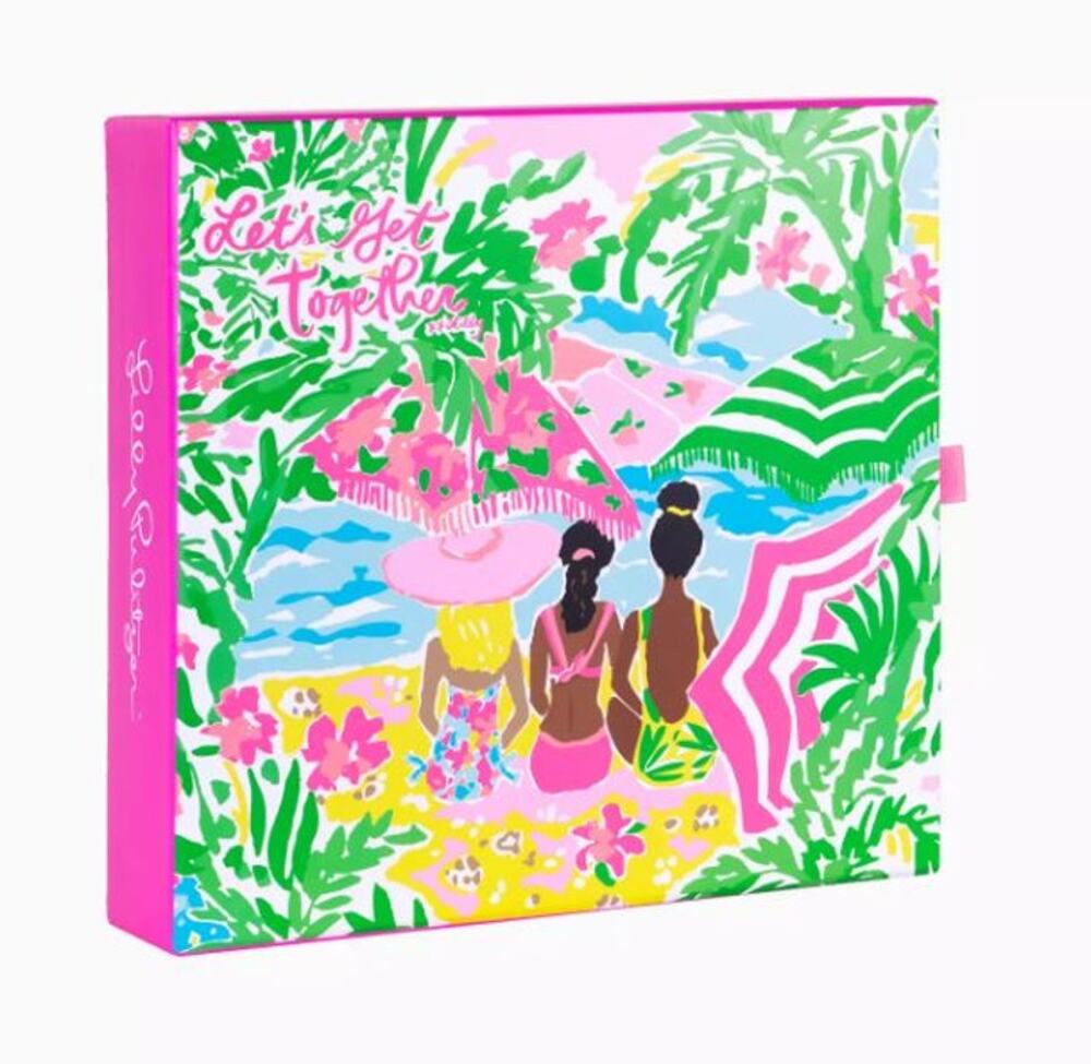 Lilly Pulitzer Rare HTF Let's Get Together Jigsaw Puzzle Beach Scene